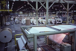融创电磁流量计经过多次标定测试成功运用到造纸厂